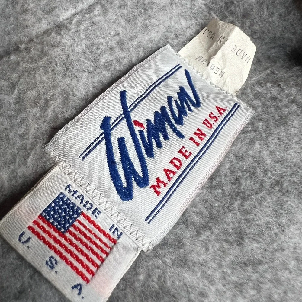 Vintage Wiman USA Olympic Jacket Red Briggs & Stratton Embroidered Logo Made USA